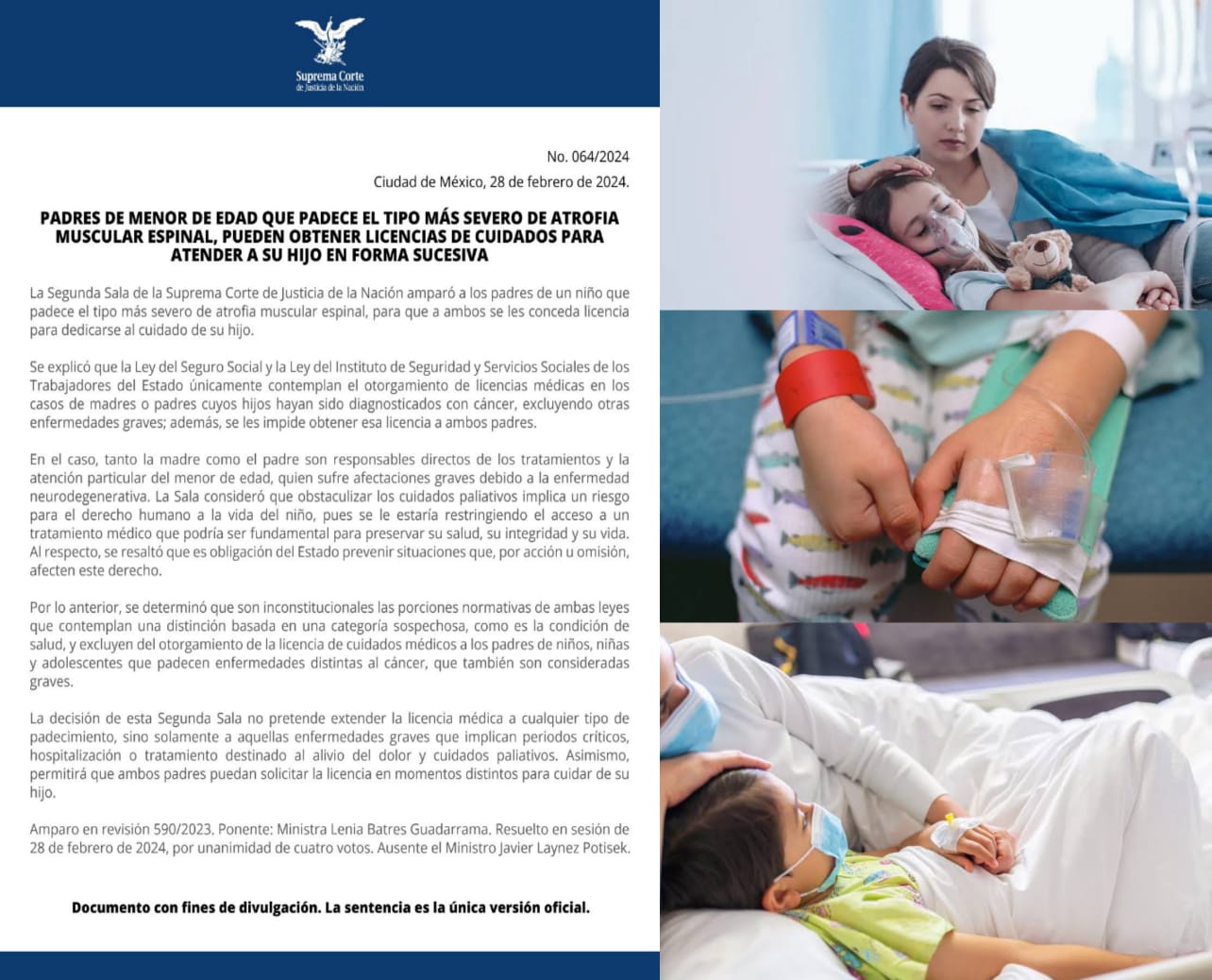 La SCJN determina expandir las licencias parentales más allá de casos ...