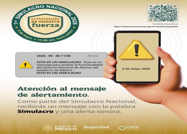 El próximo 6 de mayo se llevará a cabo el Primer Simulacro Nacional ...
